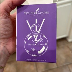 NIB Young Living Glass Ornaments with Reeds
